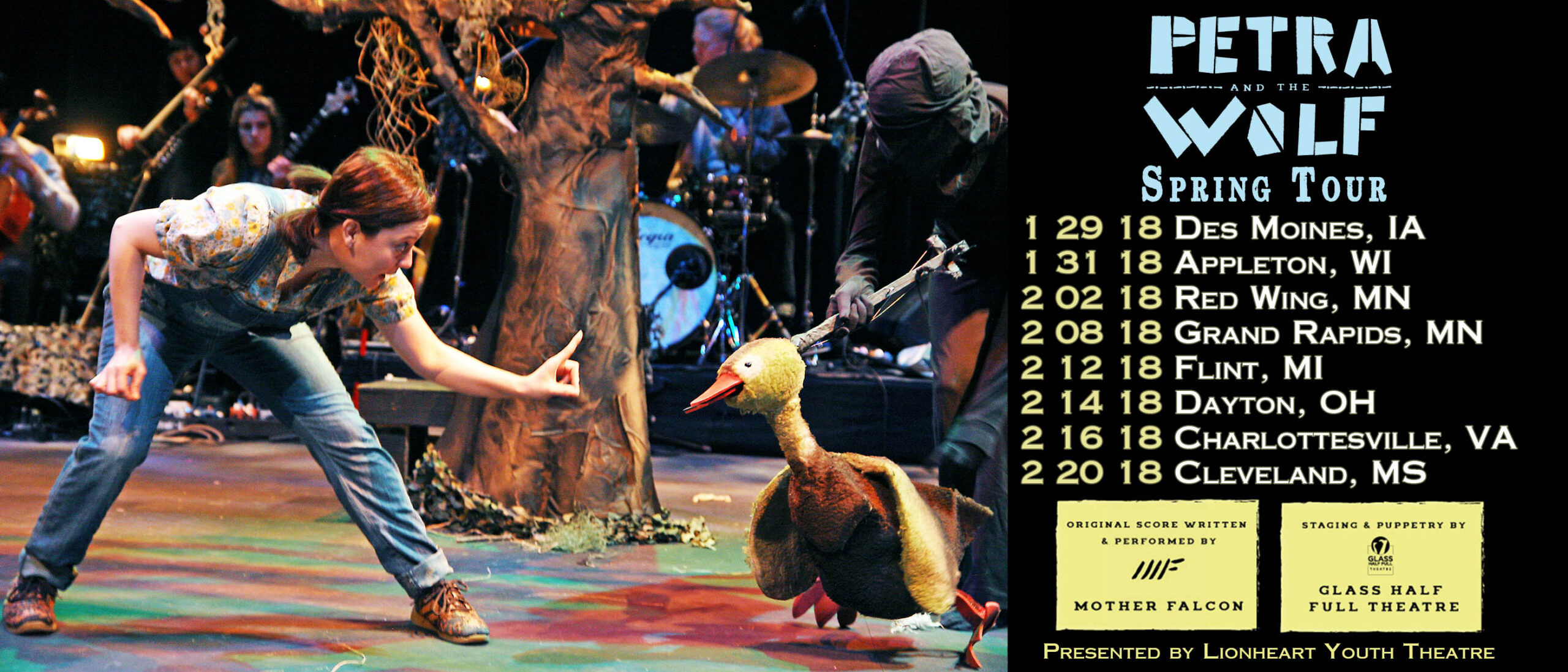 Petra and the Wolf Spring Tour